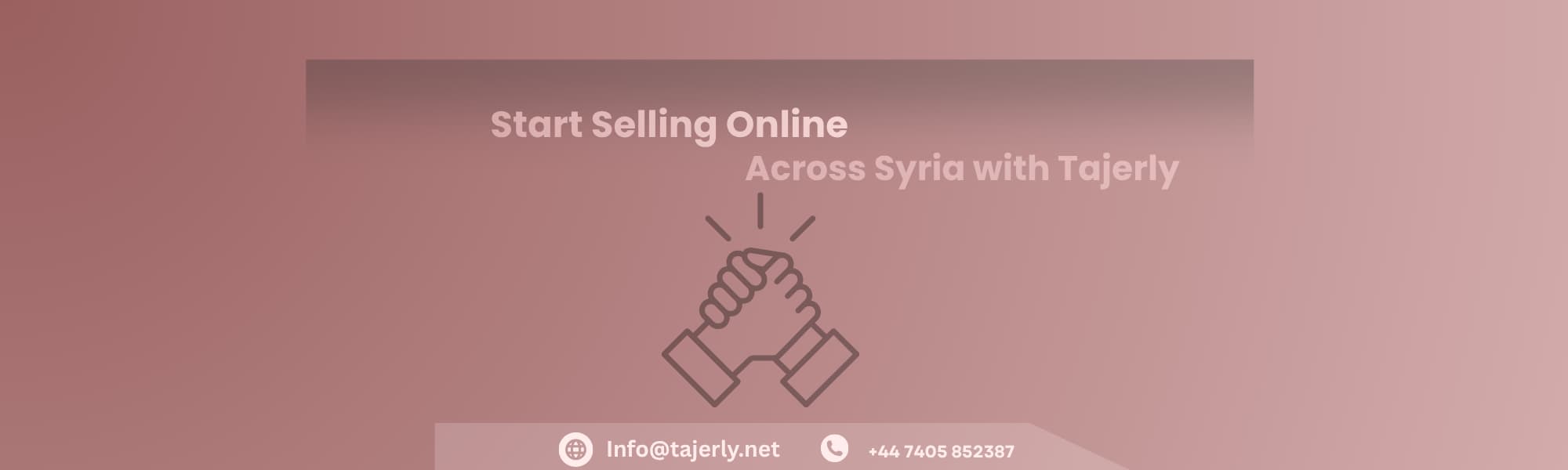 Start Selling Online Across Syria with Tajerly