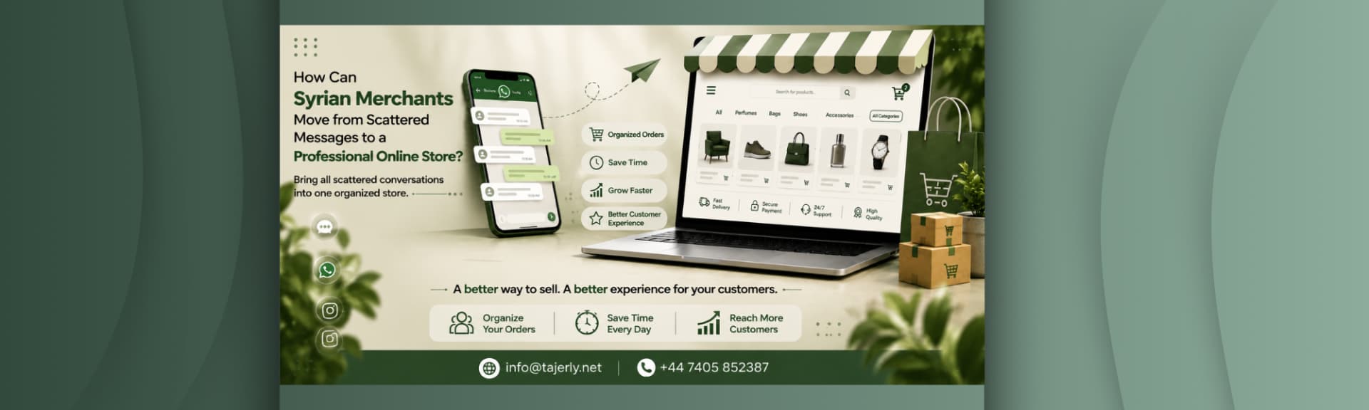 How Can Syrian Merchants Move from Scattered Messages to a Professional Online Store?