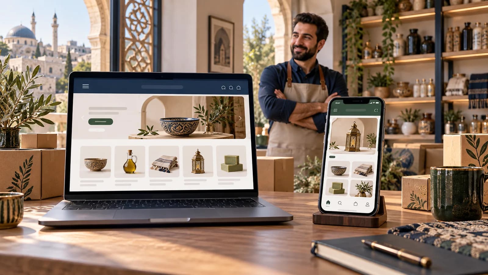 Online Store Website or App? When Syrian Merchants Need Both