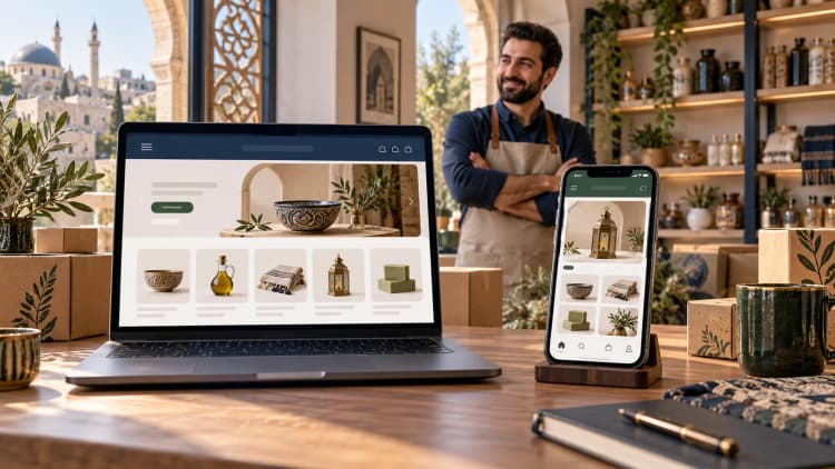Online Store Website or App? When Syrian Merchants Need Both